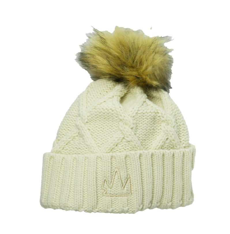LADIES POM POM BEANIE