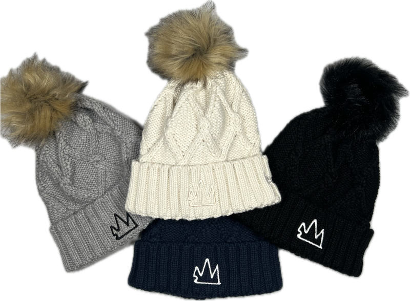LADIES POM POM BEANIE